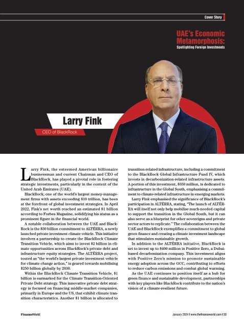 Finance World Magazine| Edition: January 2024