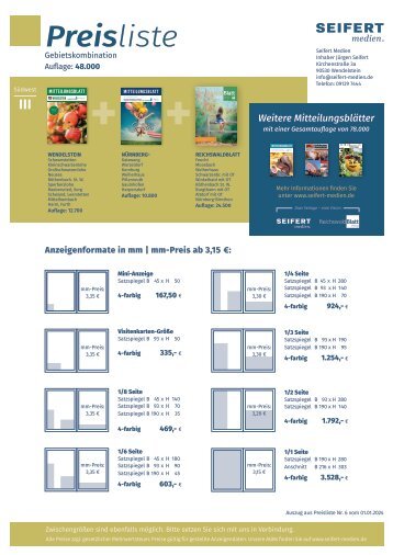 Preisliste Wendelstein-WOK-RWB
