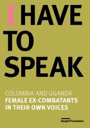 I Have To Speak: Colombia and Uganda