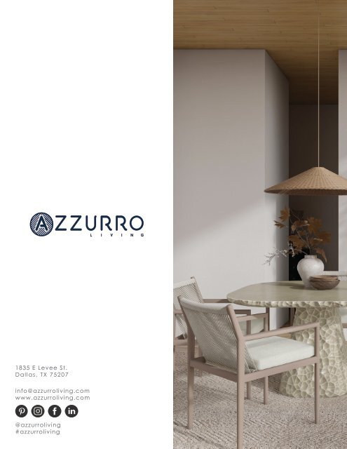 2024 Azzurro Living Catalog