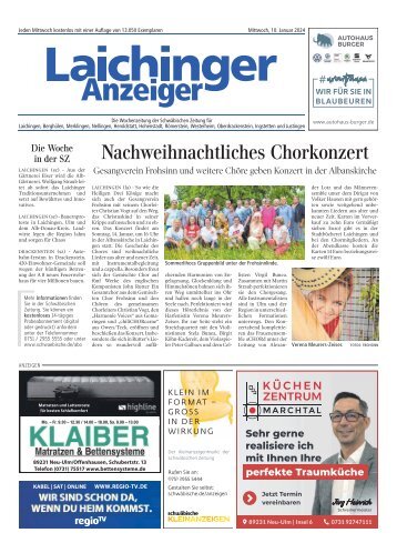 10.01.2024 Laichinger Anzeiger