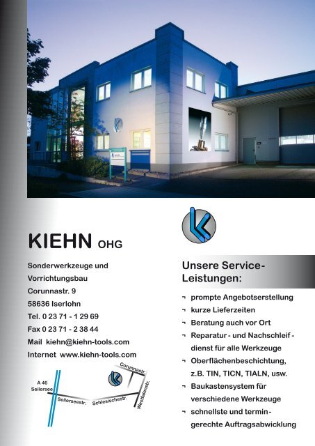 KIEHN OHG - Kiehn Sonderwerkzeuge und Vorrichtungsbau. Wir ...