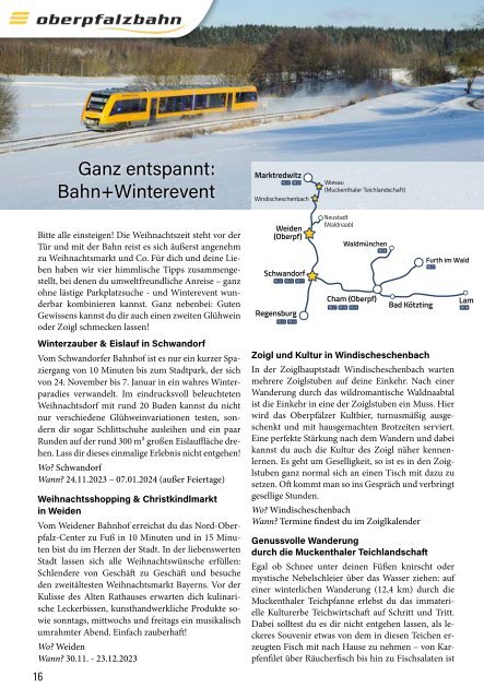 Freizeitmagazin Oberpfälzer Wald Winter 2024