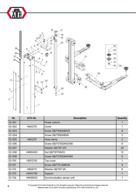 ATH-Heinl ETL ATH Matrix Lift 2.65 / 2.75XL