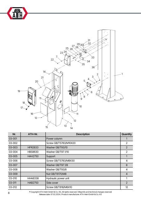 ATH-Heinl ETL ATH Matrix Lift 2.65 / 2.75XL