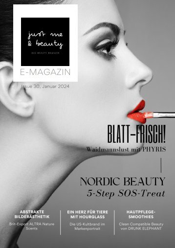 just me & beauty E-Magazin Issue N°30 Januar 2024