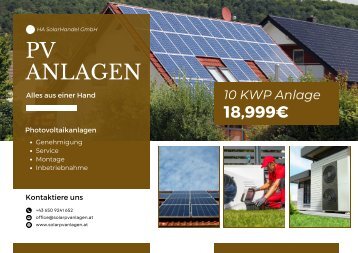 Photovoltaikanlagen  Solar Wien 