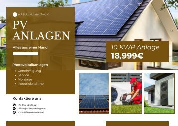 Photovoltaikanlagen in Wien und Umgebung