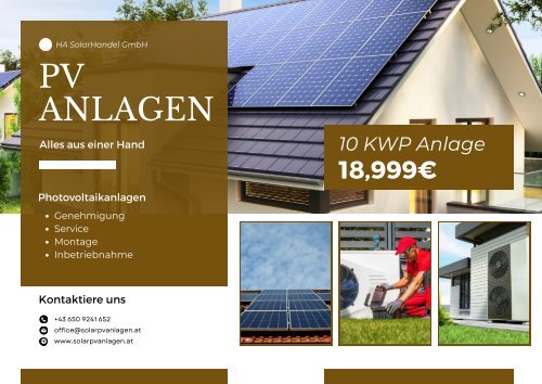 Photovoltaikanlagen in Wien und Umgebung