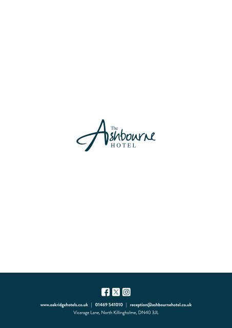 Ashbourne Hotel - Conference Brochure