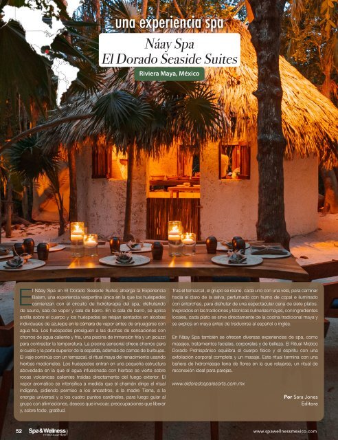 Spa & Wellness MexiCaribe 52, Invierno 2023-24