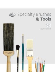 ROYAL NATURAL BRISTLE LONG HANDLE BRIGHT BRUSH - R111-10