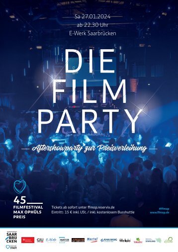 Filmparty 45. Filmfestival Max Ophüls 
