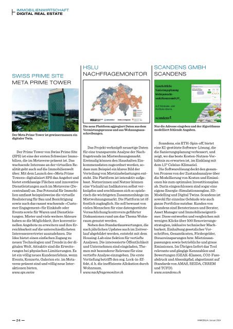 immobilia 2024/01 - SVIT