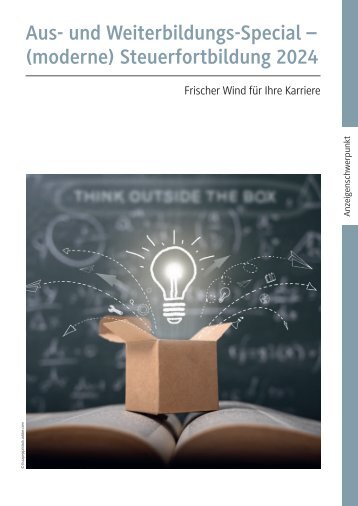 DStR 4/24 Aus- und Weiterbildungs-Special 