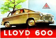 Lloyd 600 Prospekt