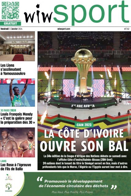 Journal wiwsport n342  -12 janvier 2024