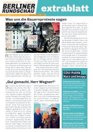 Berliner Rundschau - Extrablatt Ausgabe 01/2024