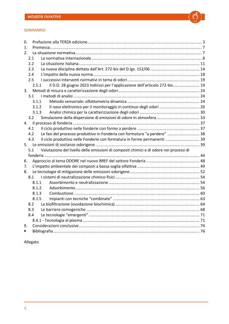 Monografia Molestie Olfattive 3^ edizione