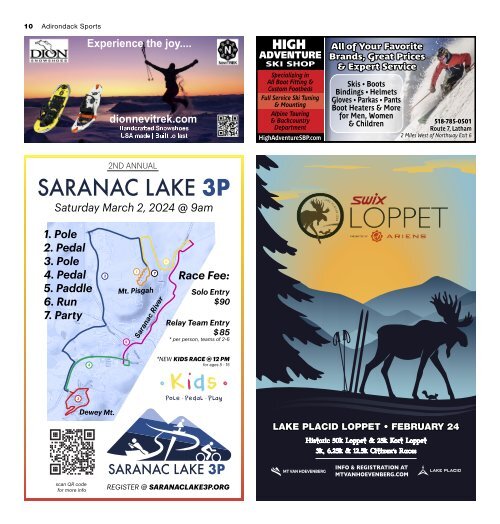 Adirondack Sports January 2024