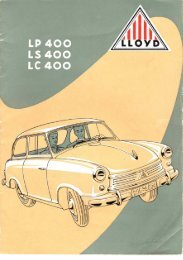 Lloyd LP400 LS400 LC400 Prospekt A5