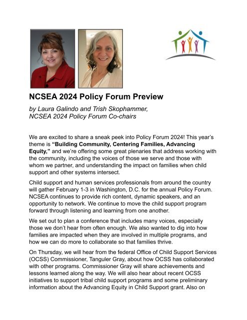 January 2024 NCSEA CSQ