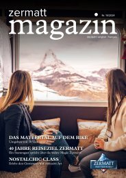 Zermatt Magazin 2024