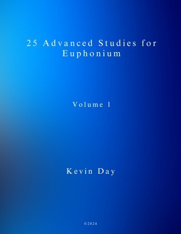 25 Advanced Studies for Euphonium (Treble Clef Book)