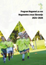 Program Nogomet za vse 2024 - 2028