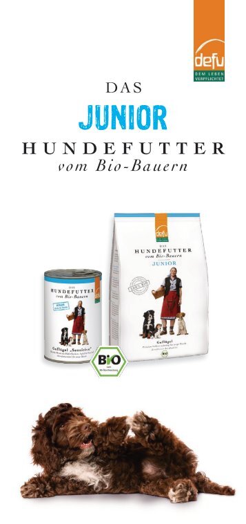 defu Broschüre - Hund Junior