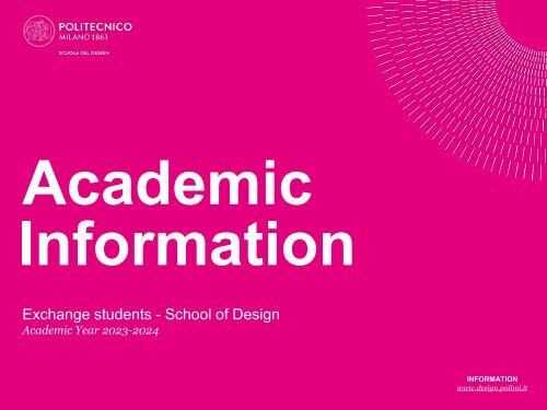 Exchange students_Academic orientation_2nd Semester_2023