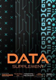 Modern Insurance Magazine Issue 63: The Data Supplement 