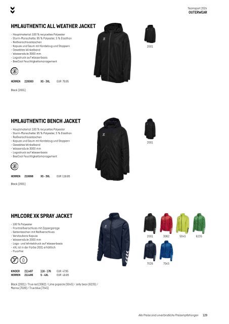 Hummel Teamsport Katalog 2024