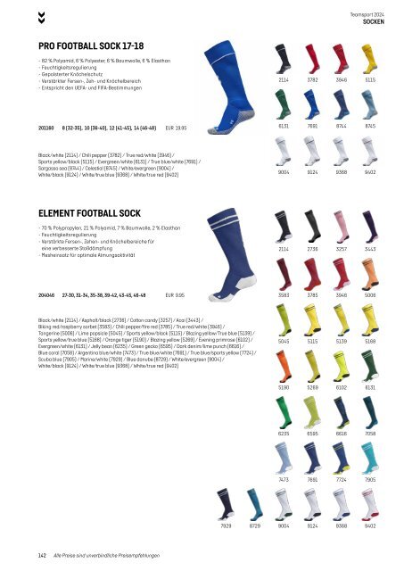 Hummel Teamsport Katalog 2024