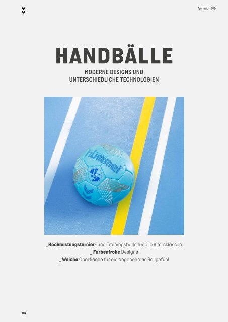 Hummel Teamsport Katalog 2024