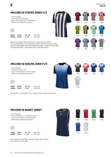 Hummel Teamsport Katalog 2024