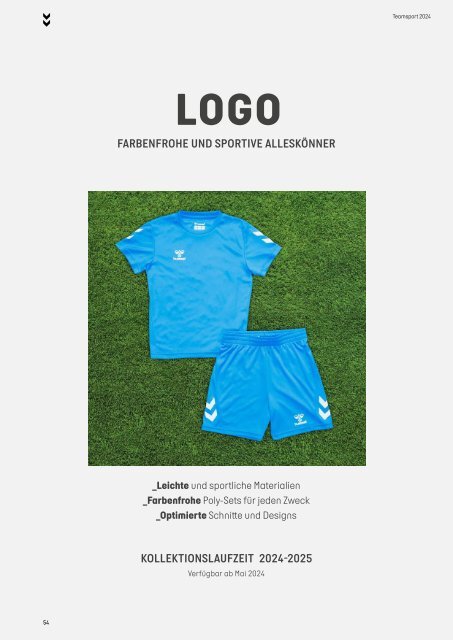 Hummel Teamsport Katalog 2024