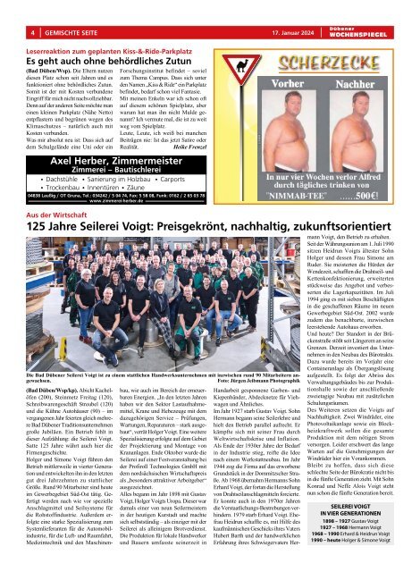Dübener Wochenspiegel - Ausgabe 1 - Jahrgang 2024
