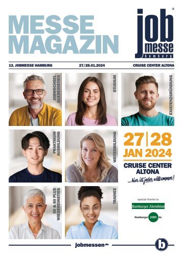 Das MesseMagazin zur jobmesse hamburg 2024