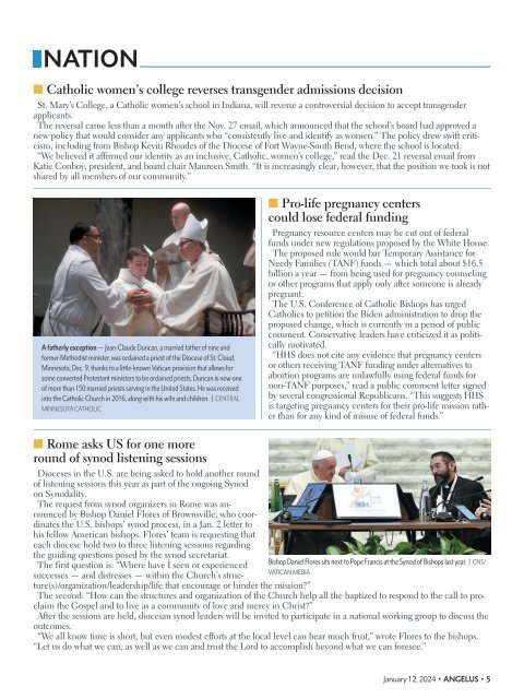 Angelus News | January 12, 2024 | Vol. 9 No. 1