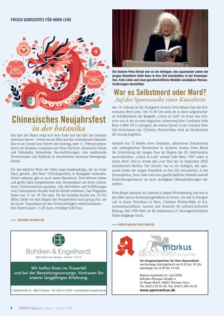 HORNER Magazin | Januar - Februar 2024