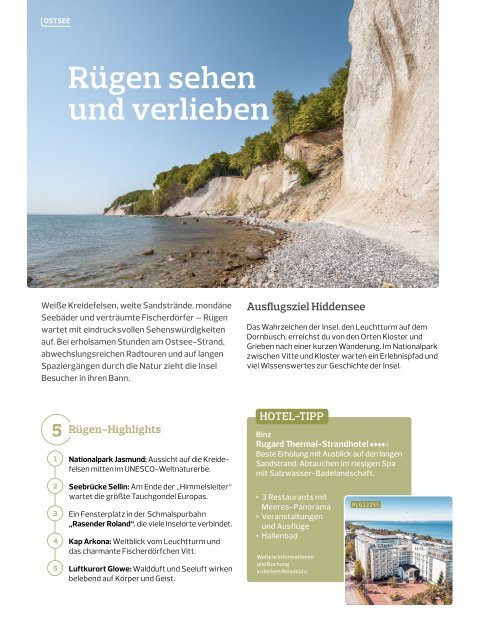 DERTOUR Magazin Deutschland 2024