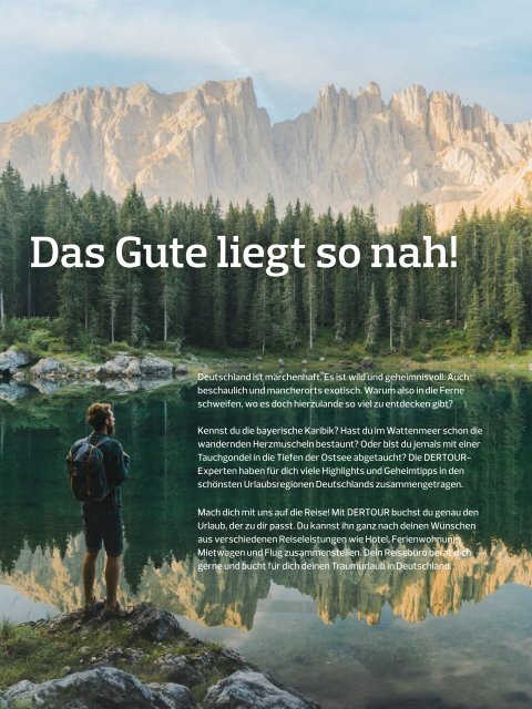 DERTOUR Magazin Deutschland 2024