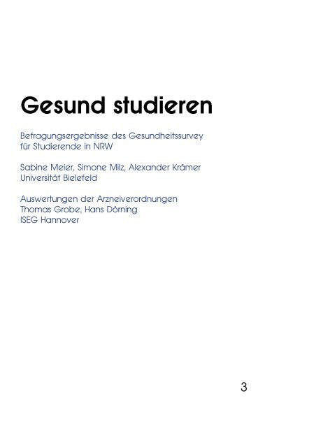 Gesund studieren - Techniker Krankenkasse