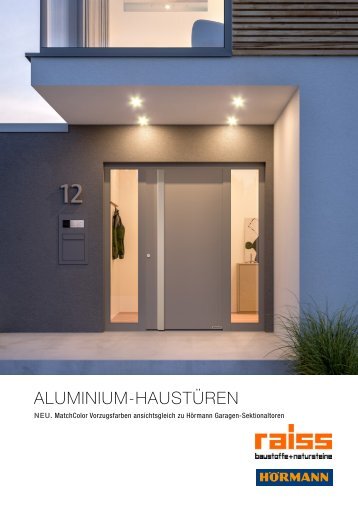 Hörmann Aluminium-Haustüren - Raiss