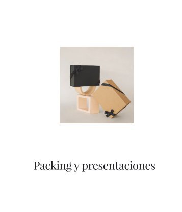 Packing y presentaciones