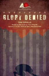 Glory Denied Program - Annapolis Opera