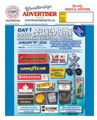 Woodbridge Advertiser/AuctionsOntario.ca - 2024-01-16