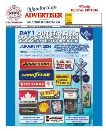 Woodbridge Advertiser/AuctionsOntario.ca - 2024-01-16