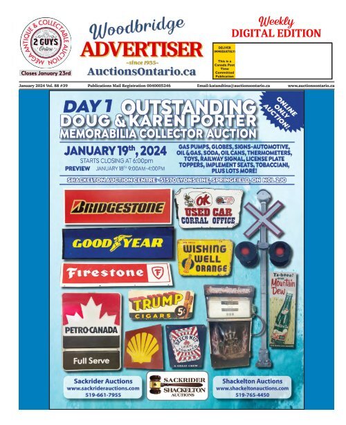 Woodbridge Advertiser/AuctionsOntario.ca - 2024-01-16